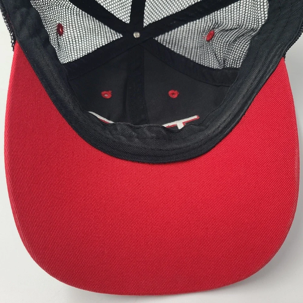 Toyota TRD Hat Adjustable Trucker Mesh‎ Black Red Toyota Racing Development Men